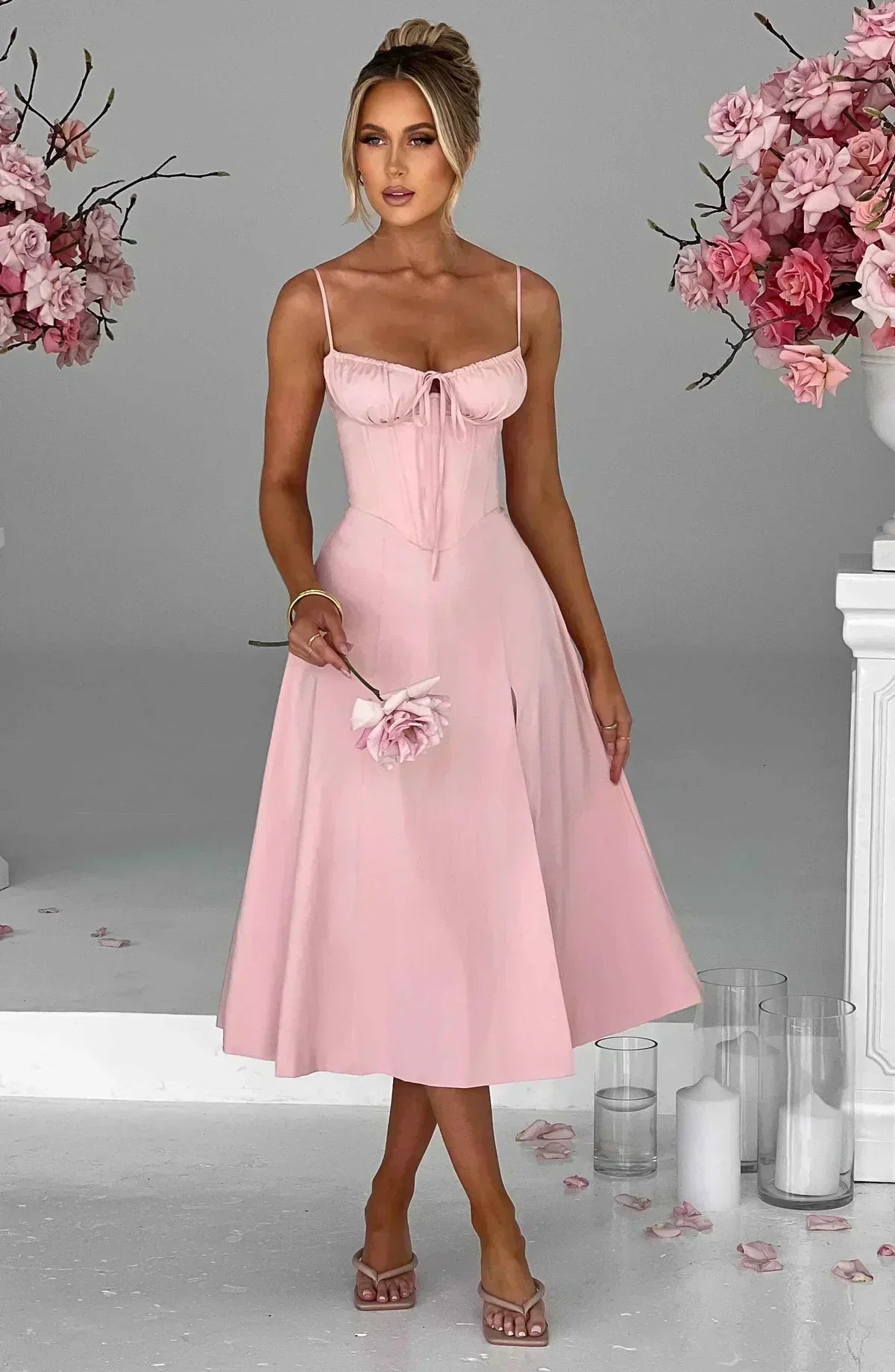 vestido largo deanna