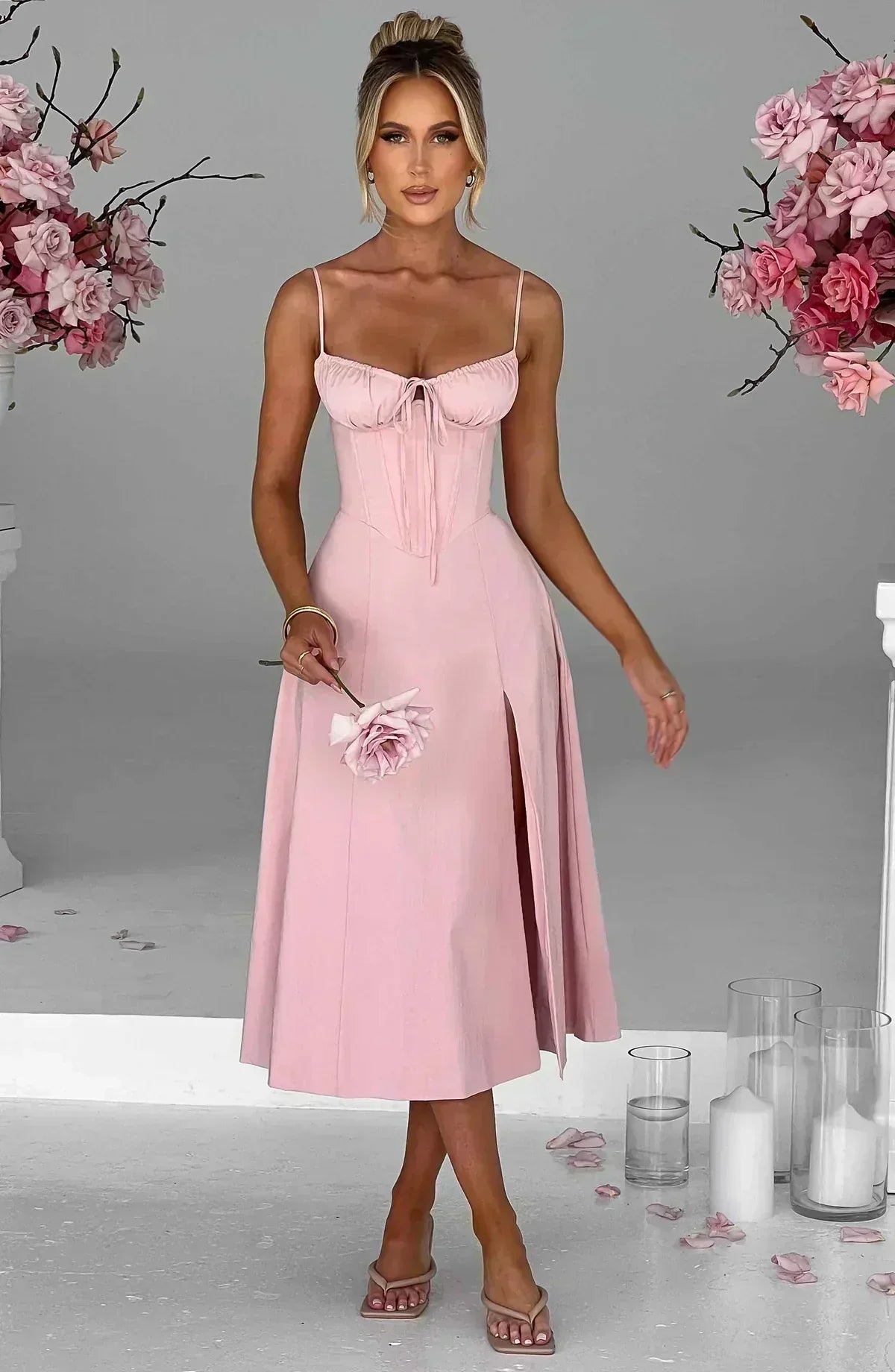 vestido largo deanna