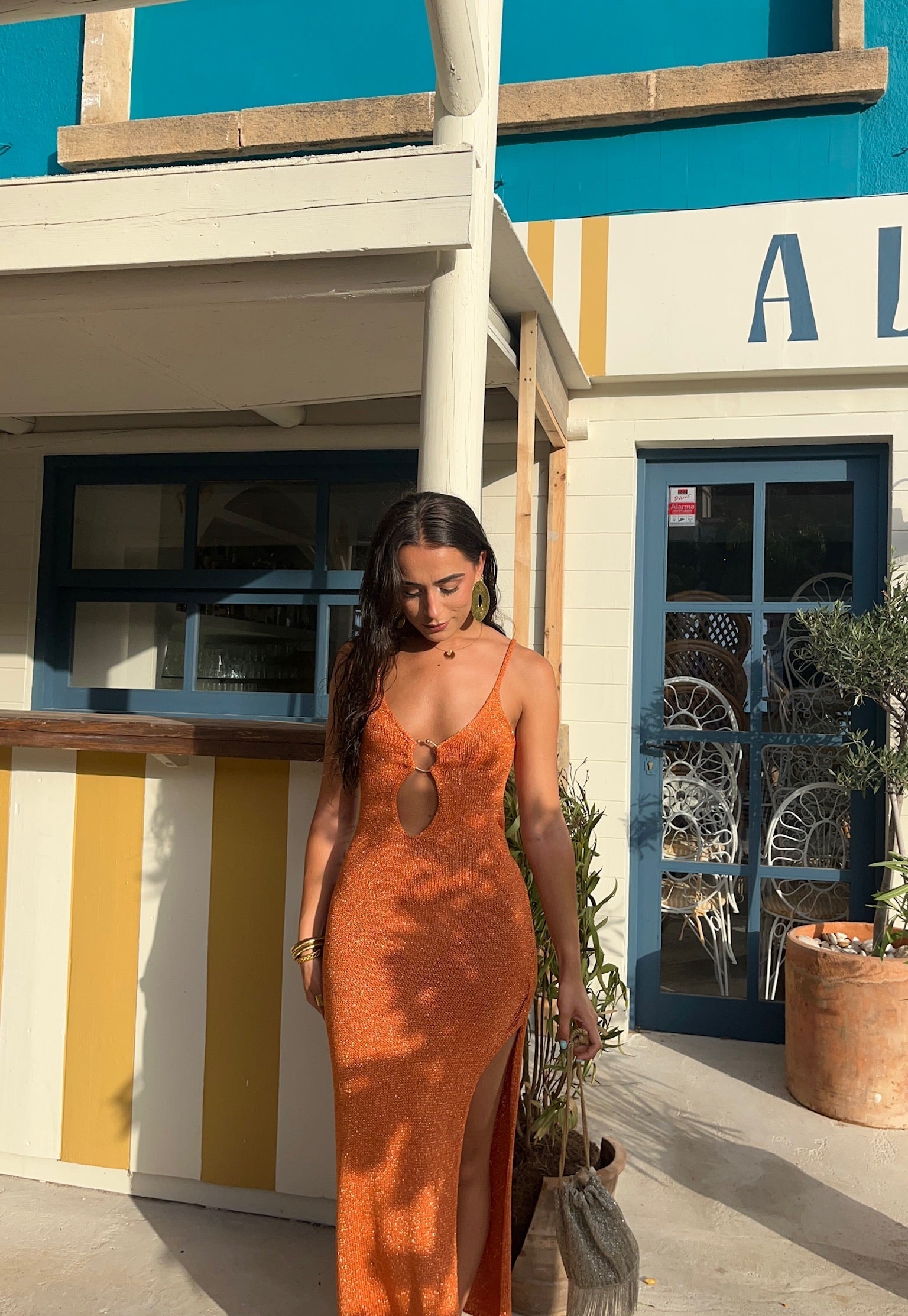 vestido Orange