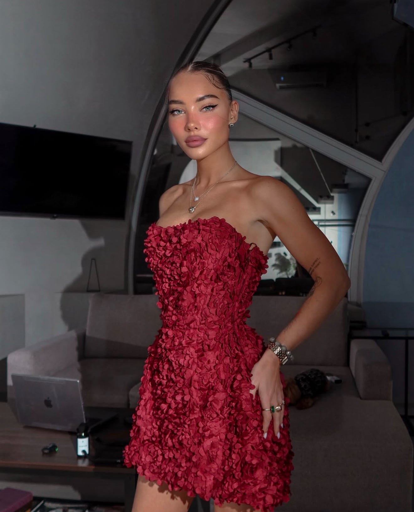 vestido corto love