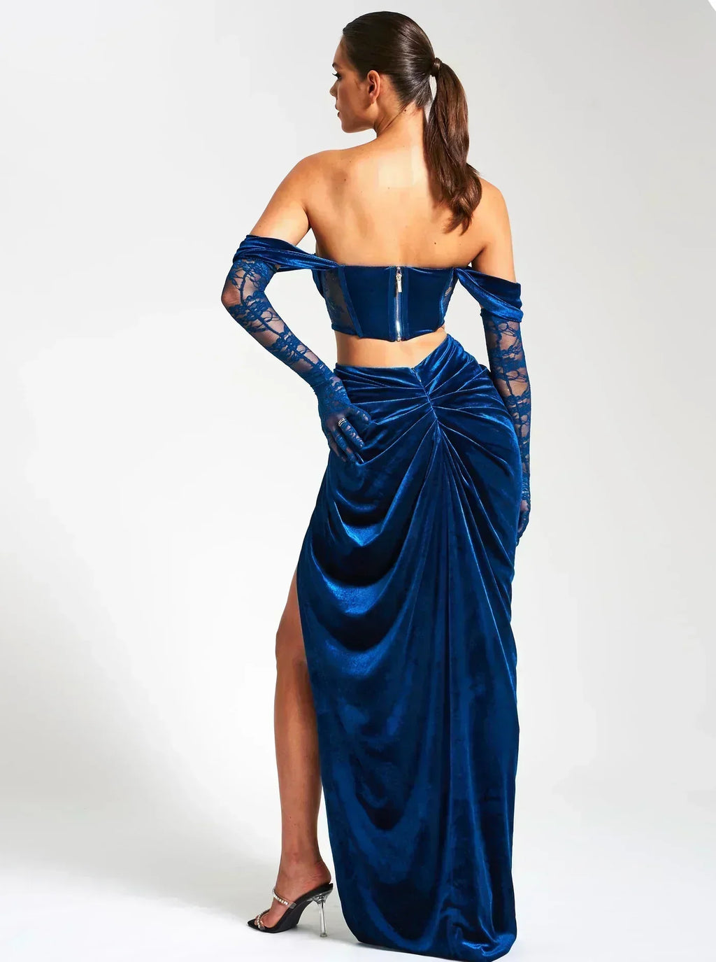 vestido largo tessa