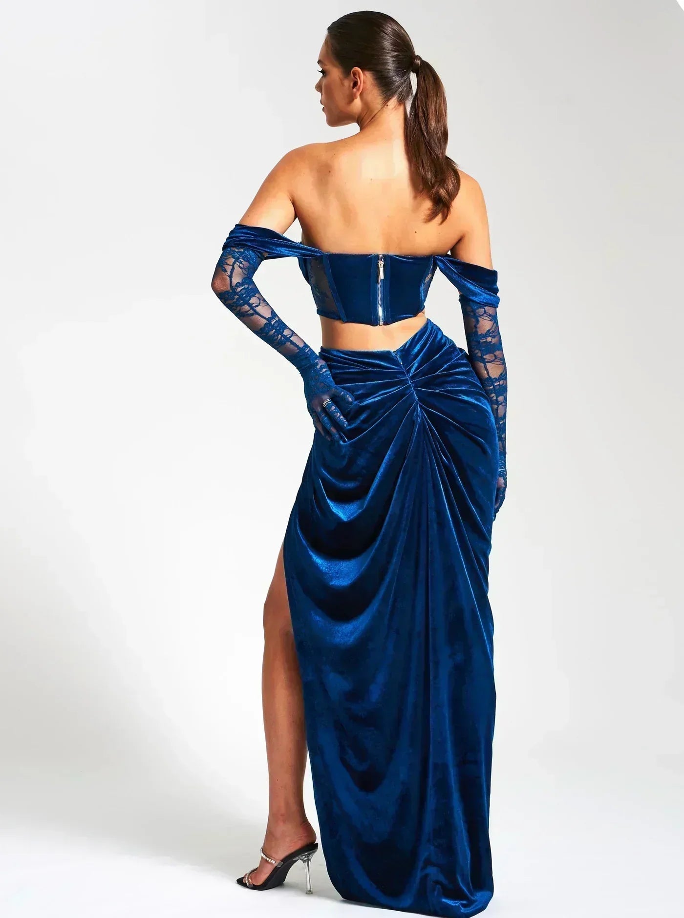 vestido largo tessa